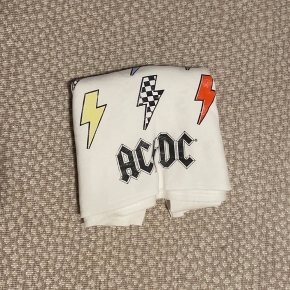 AC/DC CROPPED SHIRT - Picture 1 of 2
